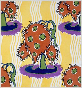 Tervezés a „Floreal Dessins & Coloris Nouveaux”-tól, Párizs, 1925 körül (színes litho)