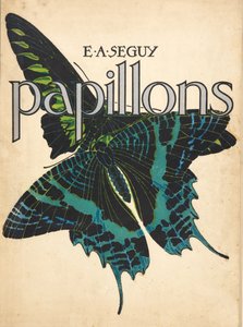 Elülső borító a Butterflies, kocsma. 1925 (sablonnyomat) alkotó: Émile Allain Séguy