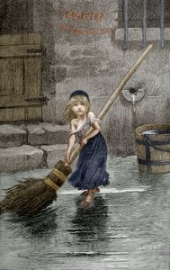 Cosette, Victor Hugo "Les Miserables" című illusztrációja, 1862
