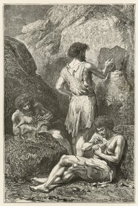 Raffaello és Michelangelo előfutárai, avagy a rajz és szobrászat születése a rénszarvasok korában alkotó: Emile Antoine Bayard