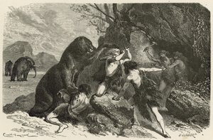 Ember a nagy medve és a mamut idejében alkotó: Emile Antoine Bayard