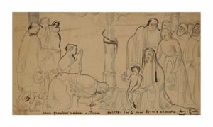 A hegy imádata alkotó: Emile Bernard