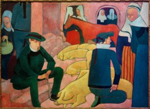 A sertéspiac alkotó: Emile Bernard