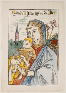 Szűz Mária, Isten anyja liliommal alkotó: Emile Bernard