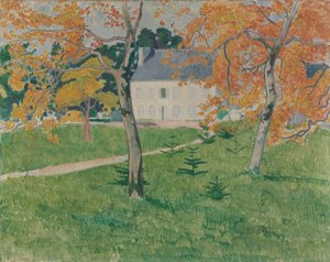 Ház fák között- Pont-Aven alkotó: Emile Bernard