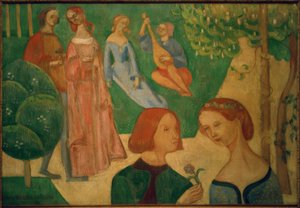 Egy régi parkban alkotó: Emile Bernard