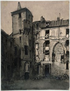 A Hôtel de Sens udvara alkotó: Emile Bernard