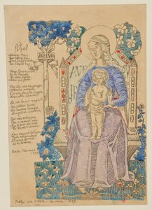 Weihnachten alkotó: Emile Bernard