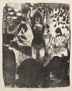 Énekes a Café-Concertben alkotó: Emile Bernard