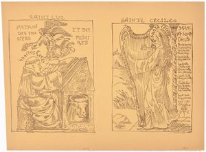 Szent Lukács alkotó: Emile Bernard