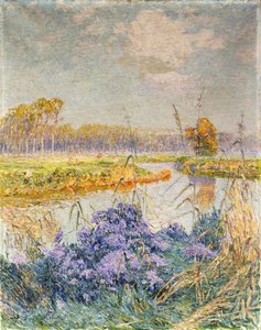 La Lys – De Leie, 1902-ben született alkotó: Emile Claus