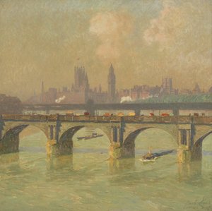 Waterloo híd és Hungerford híd alkotó: Emile Claus