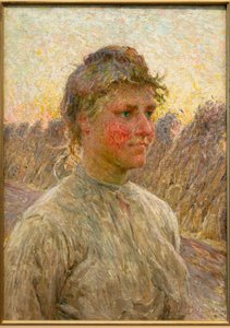 Fiatal gazda felesége alkotó: Emile Claus