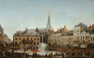 A Lys vizének felavatási ünnepsége Tourcoingban 1863-ban, 1864-ben