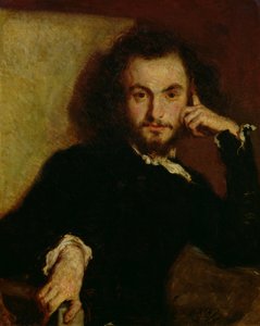 Charles Baudelaire (1821-67) portréja 1844 (olaj, vászon) alkotó: Emile Deroy