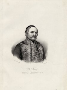 Milo Obrenovic I 1780-1860, szerb herceg, 1838 körül