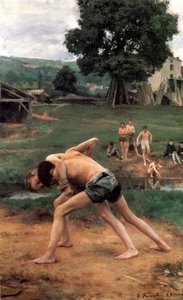 La Lutte birkózás, 1889.