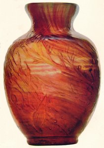 E. Galle üvegváza, 1846-1903, 1903 alkotó: Emile Galle