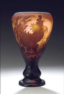 Váza, 1915 körül alkotó: Emile Galle