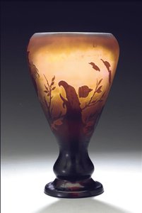 Váza, 1915 körül alkotó: Emile Galle