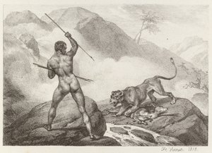 Afrikai vadász alkotó: Emile Jean Horace Vernet
