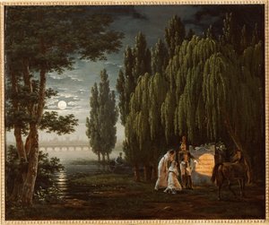 Monginot ezredes sírjánál alkotó: Emile Jean Horace Vernet