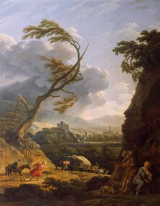 Noon on Earth, Gale, Emile-Jean-Horace Vernet (1789-1863) alkotó: Emile Jean Horace Vernet