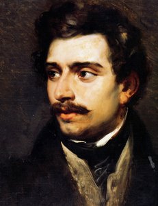 Federico Ricci portréja (Nápoly alkotó: Emile Jean Horace Vernet