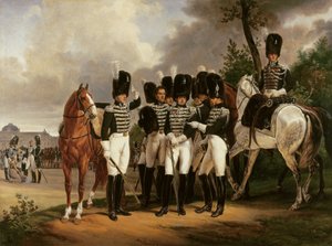 De Talhout-Roy tábornok portréja, 1818-19 alkotó: Emile Jean Horace Vernet