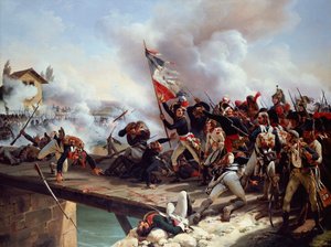 A Pont d"Arcole-i csata, 1826