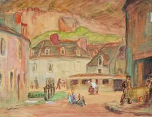 A normandiai falaise-i bőrgyárak alkotó: Emile Othon Friesz