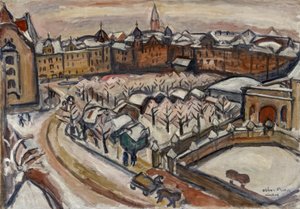 Hó Münchenben alkotó: Emile Othon Friesz