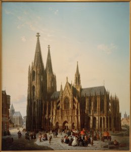 A kölni dóm várható befejezése alkotó: Emile Pierre Joseph De Cauwer