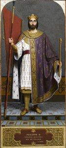 Fülöp francia király 1165-1223, 1840-es évek.