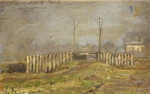 Vidék Lombardiában, Emilio Longoni (1859-1932).