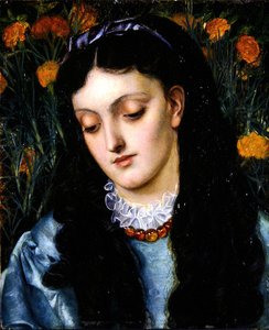 La Belle Jaune Giroflee (olaj a panelen)