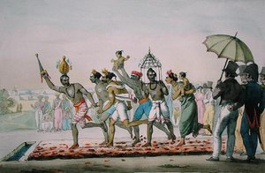 Tűzjárási fesztivál, India, a „L
