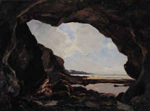 Ris barlangja a vasos szikla alatt, Douarnenez, 1876. augusztus (olaj, vászon)