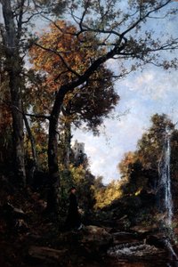 Az őszi séta, 1869. alkotó: Emmanuel Lansyer