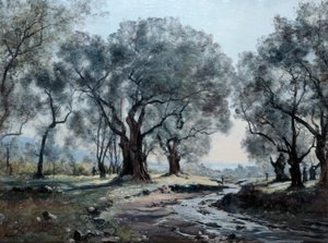 Vallonet hegyi patakja, 1892 alkotó: Emmanuel Lansyer