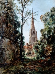 Kilátás a Barou Parkból reggel, 1889. alkotó: Emmanuel Lansyer