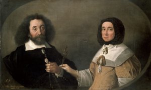 John Tradescant az ifjabb és Hester, a második felesége
