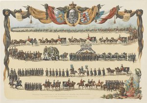 III. H. M. Willem holland király ünnepélyes temetése (...) 1890. december 4. (cím a tárgyon)