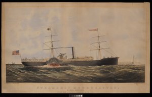 Morrocastle gőzhajó, R Adams Commander épült a Spofford Tileston  Co számára. alkotó: Endicott Endicott