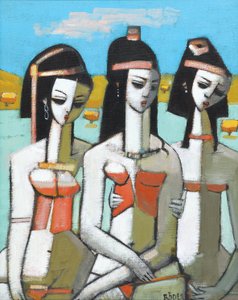 Égei (olaj, vászon) alkotó: Endre Roder