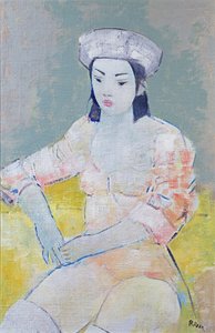 Táncos, 2004 (olaj, vászon) alkotó: Endre Roder