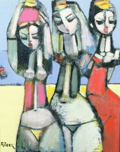 Barátok, 2007 (olaj, vászon tábla) alkotó: Endre Roder