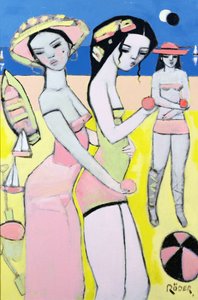 Részleges napfogyatkozás, 2007 (olaj, vászon tábla) alkotó: Endre Roder
