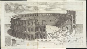 Aréna van veronai Mirror of Roman Magnificence (sorozat címe) alkotó: Enea Vico