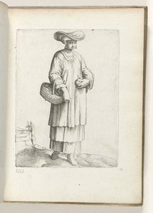 Spanyolország (cím a tárgyon) Vrouw spanyol nyelven találkozott manddal. kb. 1550 Korunk különböző nemzeteinek attitűdjei (sorozat címe) alkotó: Enea Vico
